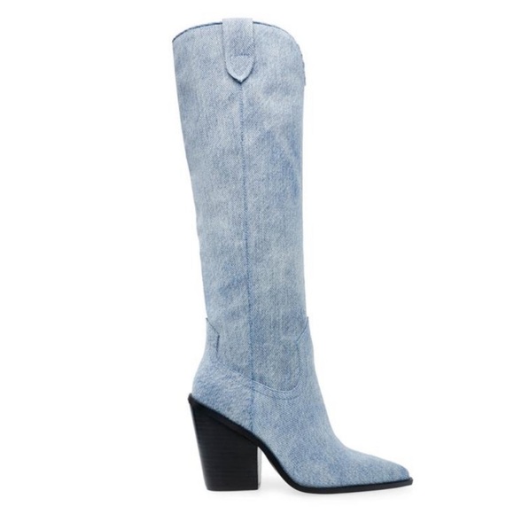Steve Madden Shoes - Steve Madden Light Blue Heeled Boots